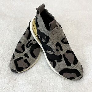 Adidas Ace 16+UltraBoost leopard animal print with gold detail running sneakers